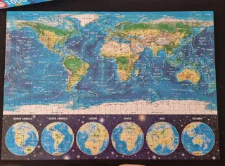 Puzzle Educa 1000 Piezas Neon Fluorescent