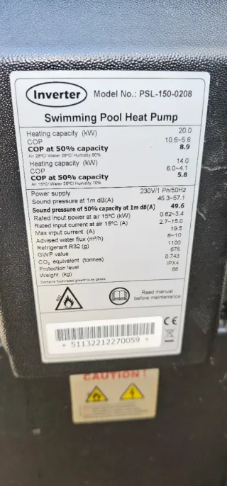 Bomba Calor Poolstyle Inverter