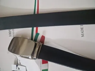 Cintura in pelle nera