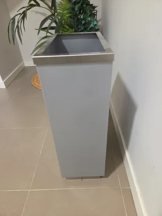 Paragüero metálico gris