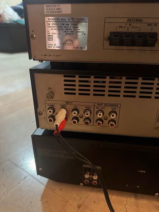 Sony Stereo Cassette Deck & Amplificatore