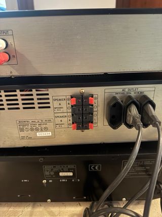 Sony Stereo Cassette Deck & Amplificatore