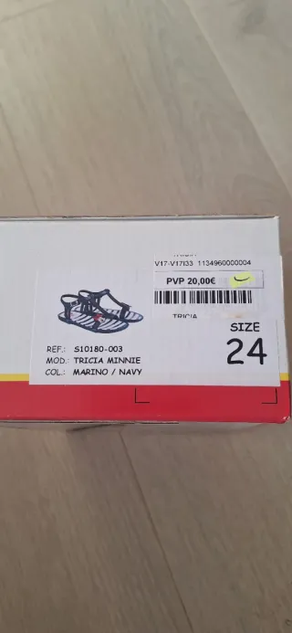 Sandalias niña Minnie Mouse