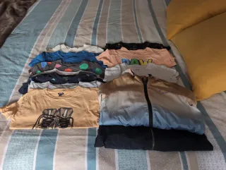 Lote camisetas verano + 2 cortavientos