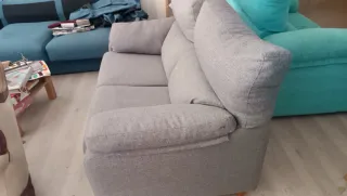Sofá 2 plazas gris