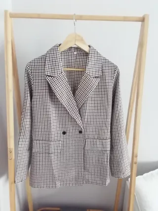 Blazers cuadros mujer