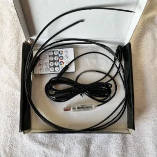 Tiras LED Acrílicas para Coche USB