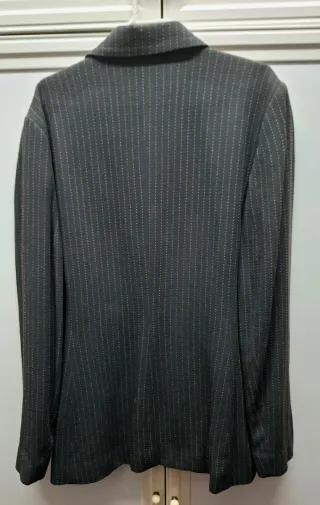 Americana SUSANE gris con rayas