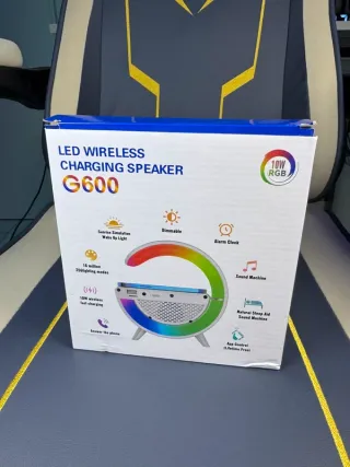 Caricatore Wireless Lampada LED