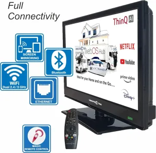 Unispectra 16” Smart TV webOS 12v Full HD 230v