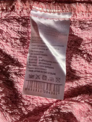 Accappatoio bambina Disney Vaiana rosa 5/6 anni