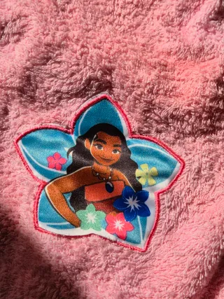 Accappatoio bambina Disney Vaiana rosa 5/6 anni