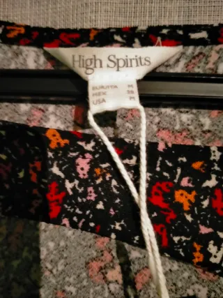 Vestido estampado floral manga larga