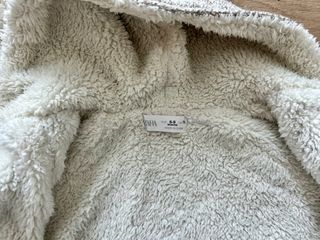 Abrigo y gorro Zara bebé borreguito