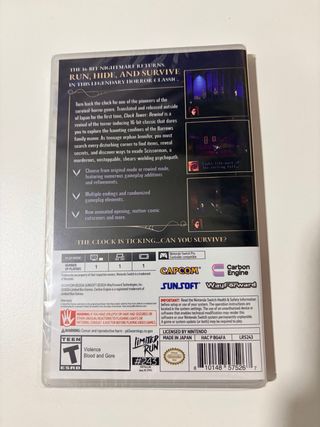NUEVO Clock Tower Nintendo Switch Limited Run