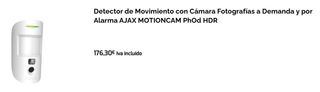 Ajax MotionCam PHOD Detector