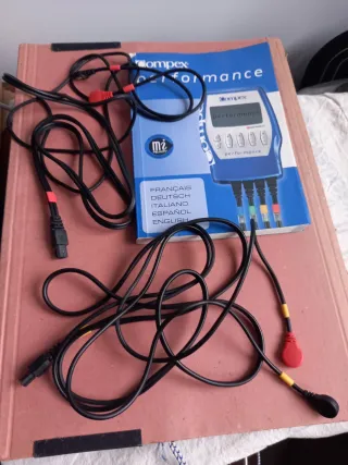 Pack Electrodos Compex DuraStick y cables conexion