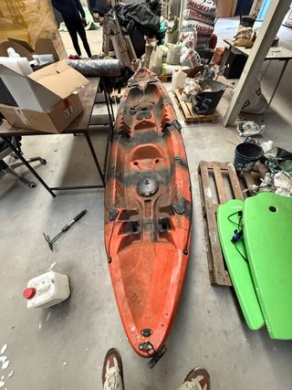 Kayak Piragua 2+1 Naranja