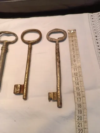 Lotes de llaves antiguas para decoración