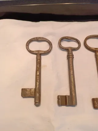 Lotes de llaves antiguas para decoración