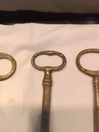 Lotes de llaves antiguas para decoración