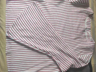 Blusa Pull&Bear Rayas Rojas y Blancas