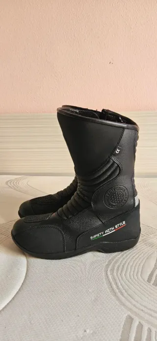 Botas de Moto Negras