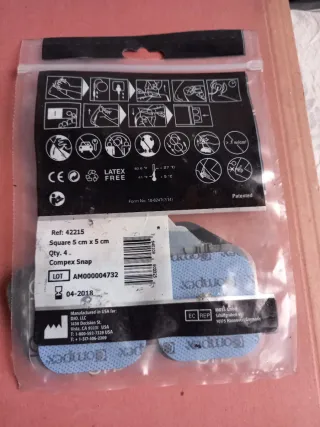 Electrodos Compex Performance 5x5