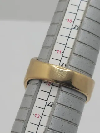 Anillo Acero Quirúrgico Chapado Oro Onix