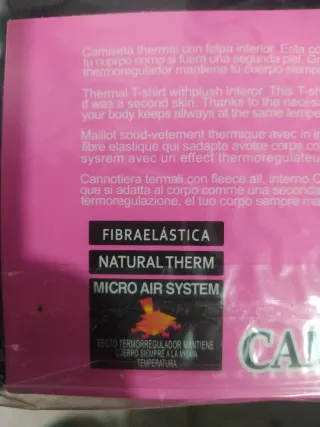 2 Camisetas Térmicas Mujer STV Negras Talla Única