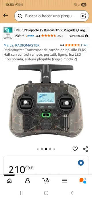 RadioMaster Pocket Controller per Droni