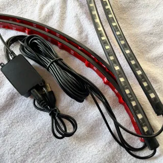 4 Tiras LED USB Ambientales Coche