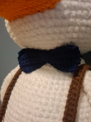 Amigurumi pato hecho a mano