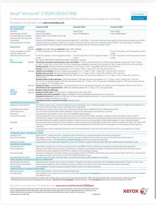 Impresora Xerox C7025 Oficina