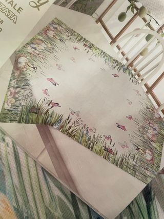 Centrotavola IRGE Butterfly 90x90cm