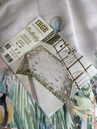 Centrotavola IRGE Butterfly 90x90cm