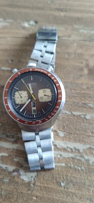 Seiko Bullhead Vintage Cronografo Automatico