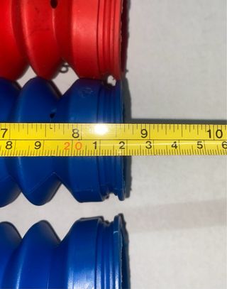 Fuelle Horquilla Rojo y Azul IDEAL