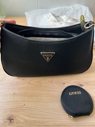 Bolso de hombro Guess negro