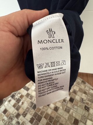 Camiseta Moncler Azul Talla XL