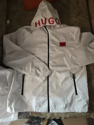 Cortavientos Hugo Boss Blanco