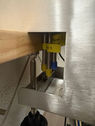 Columna Cerveza Cromada 3 grifo incluidos