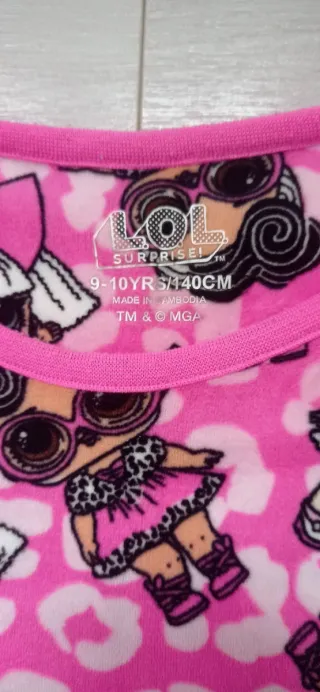 Pijama niña LOL Surprise 9-10 años