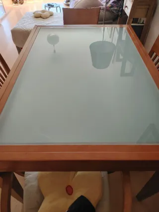 Mesa de comedor extensible 90x130