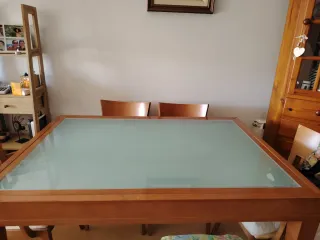 Mesa de comedor extensible 90x130