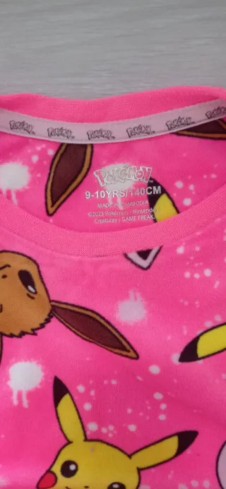 Pijama niña Pokémon 9-10 años