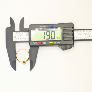 Anillo oro 18k solitario circonita T-13