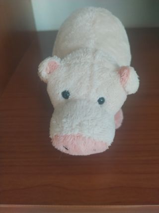 Peluche ippopotamo rosa