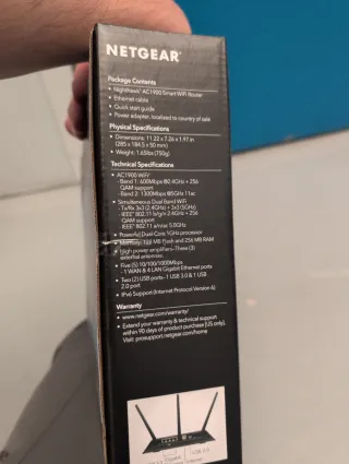 Router WiFi Nighthawk AC1900 R7000