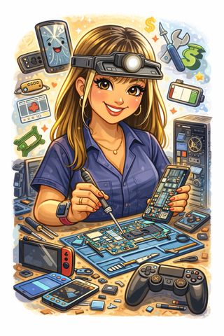 REPARACIÓN DE MÓVILES, ORDENADORES Y CONSOLAS